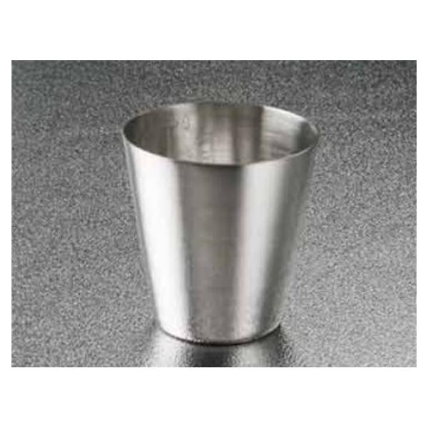 Cup Medicine Stainless Steel 2oz Silver 12/Ca